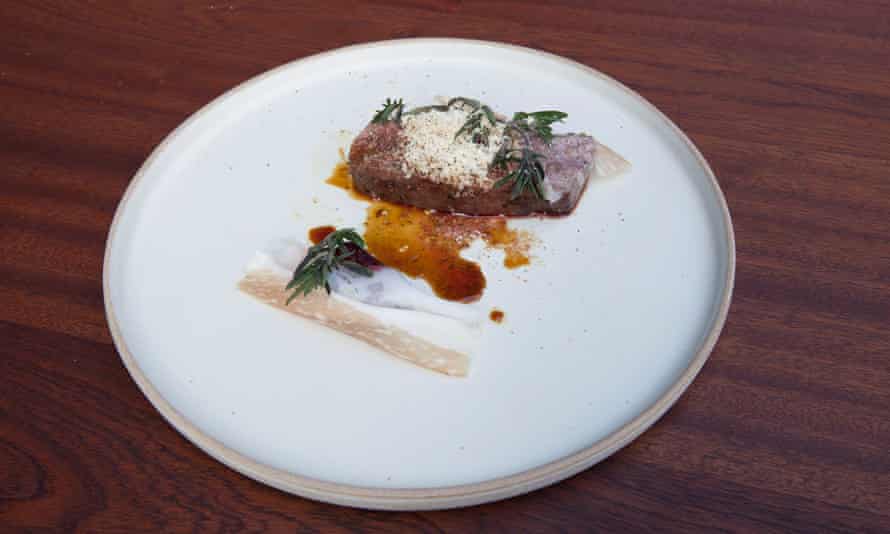 Venison with prune at Fiend, London W10: 'Gothic in the extreme.'
