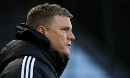 Newcastle manager Eddie Howe