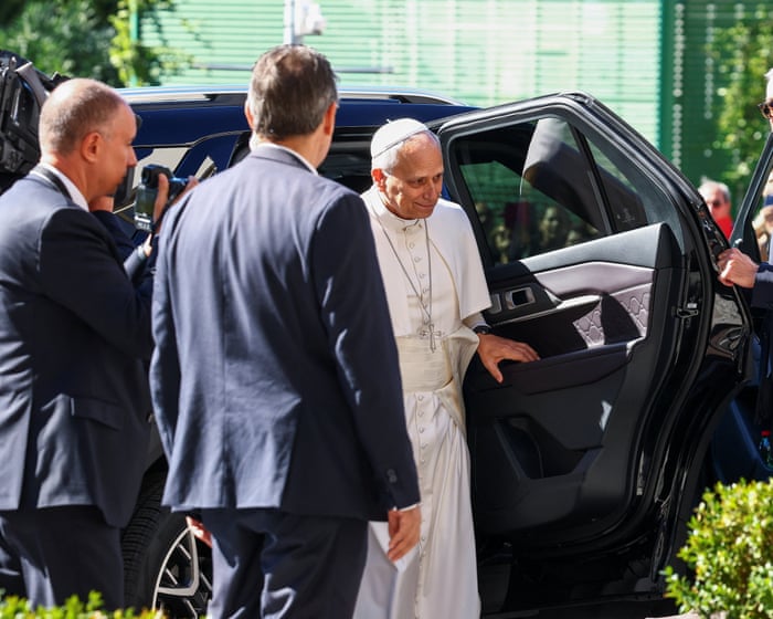 Pope Leo admitted to hospital for operation to remove growth on lung