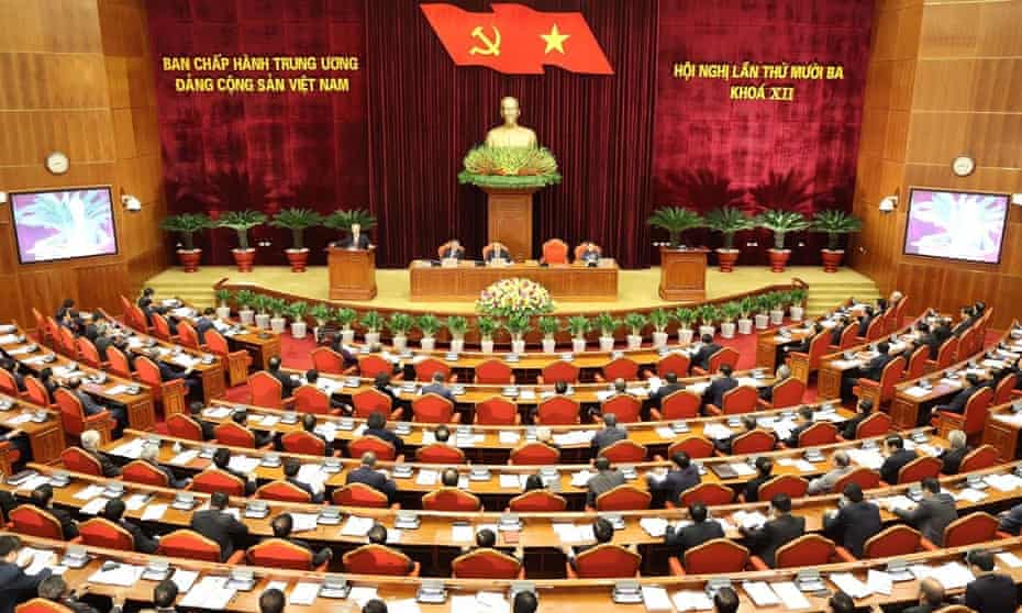 The Communist party of Vietnam Central Committee  meets