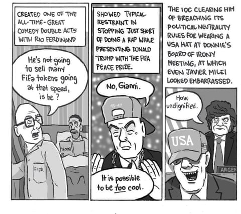 David Squires on … Gianni ‘the G-Man’ Infantino’s 10 years as Fifa supremo, panel 7
