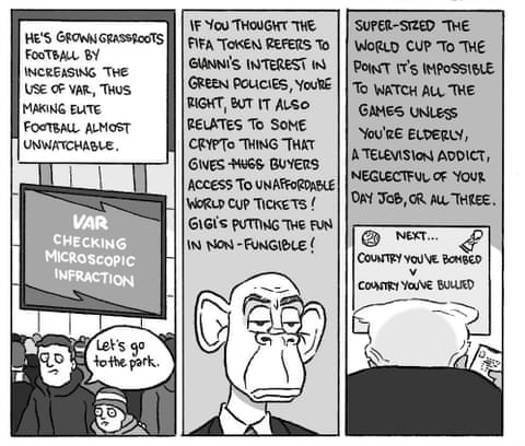 David Squires on … Gianni ‘the G-Man’ Infantino’s 10 years as Fifa supremo, panel 6