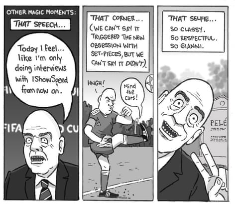David Squires on … Gianni ‘the G-Man’ Infantino’s 10 years as Fifa supremo, panel 4