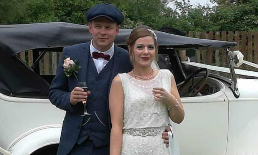 Luke and Annie Ashton on their wedding day.