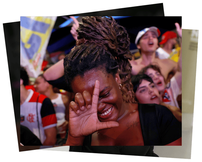 Happy Lula supporters and shrapnel art: photos of the day – Monday