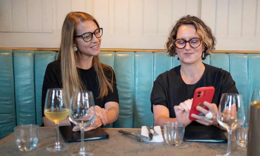 Dining across the divide: ‘She didn’t call me an insensitive buffoon – but I was armed and ready’ 6 Abigail Gollicker and Laura Walsh for Weekend’s Dining Across the Divide. Photo by Linda Nylind. 3/9/2021.