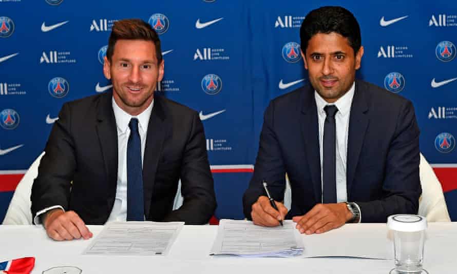 Perfect harmony&#39;: Lionel Messi seals PSG move as he signs two-year contract | Lionel Messi | The Guardian