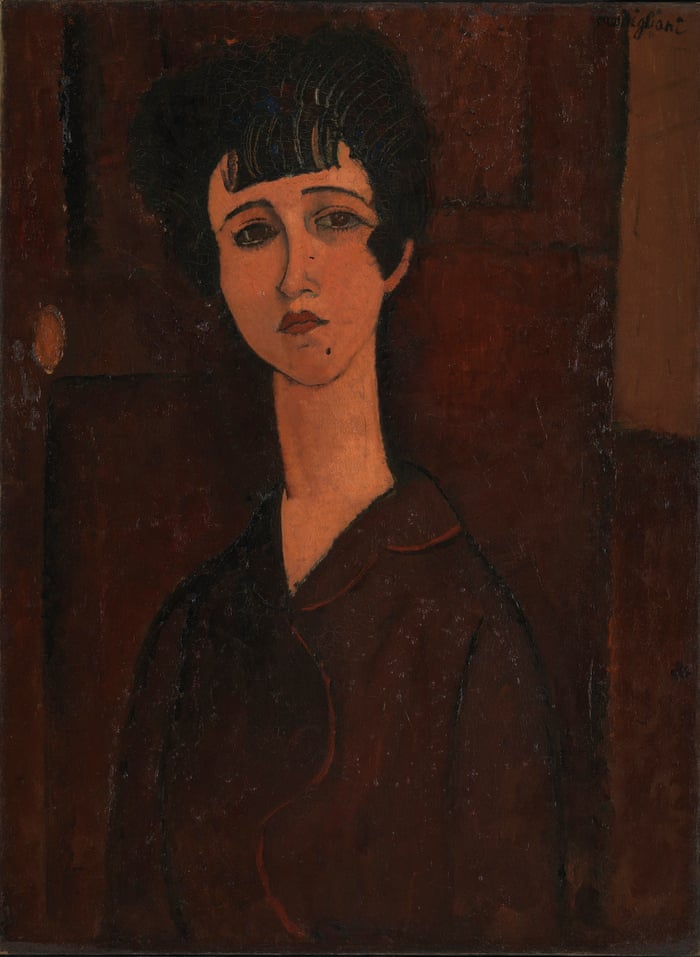 Modigliani Portrait Comes To Light Beneath Artist S Later Picture Art And Design The Guardian