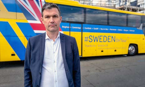 Torbjörn Sohlström, the Swedish ambassador to the UK, kicked off the tour in Brighton