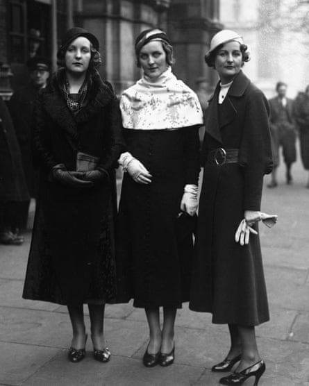 Unity, Diana and Nancy Mitford in 1932.