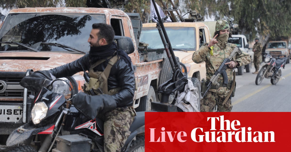 Syrian rebels say they have reached Damascus in 'final stage' of offensive - Middle East crisis live