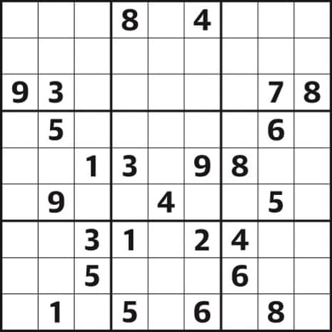 Sudoku 6,047 easy, Life and style