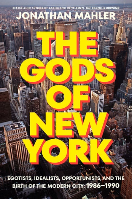 The Gods of New York book cover with overhead view of city buildings