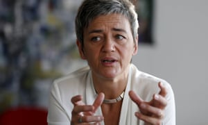 EU competition commissioner Margrethe Vestager.