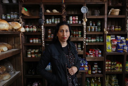 Portrait of Amin in shop