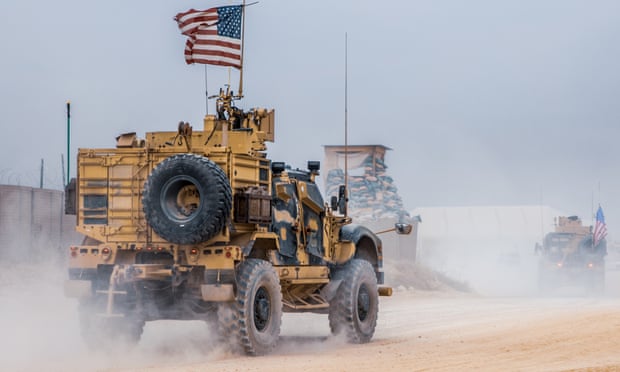 US forces at an undisclosed location in Syria in October. They returned to Syria to protect oil fields, days after President Trump ordered their withdrawal.