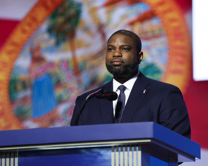 The mega-Maga contender in deep-red Florida who doesn’t want to talk about Trump