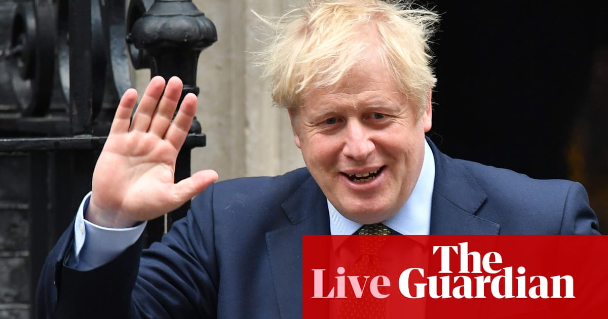 PMQs: Boris Johnson faces Jeremy Corbyn in the Commons – live news