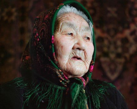 Nintety-two-year-old Tokush remembers when wolves entered her house and destroyed her home.