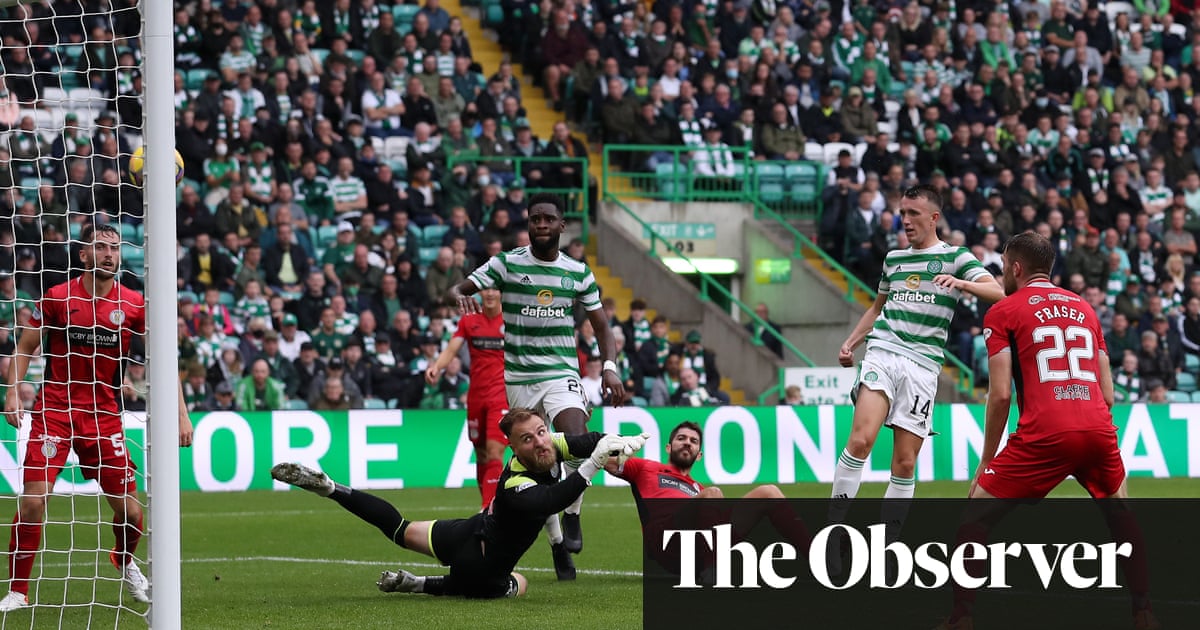 david turnbull hat trick helps celtic hit another six in thrashing of st mirren scottish premiership the guardian