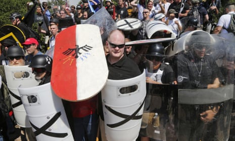 White nationalist demonstrators Charlottesville