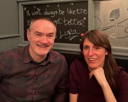 Brian and Jeanette on their date.