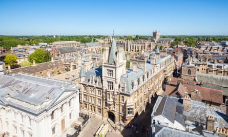 Gonville and Caius college (centre) at Cambridge University.