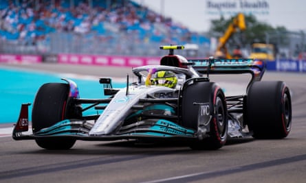 Lewis Hamilton’s car is still suffering from violent porpoising on straights that has prevented Mercedes from unlocking its potential.