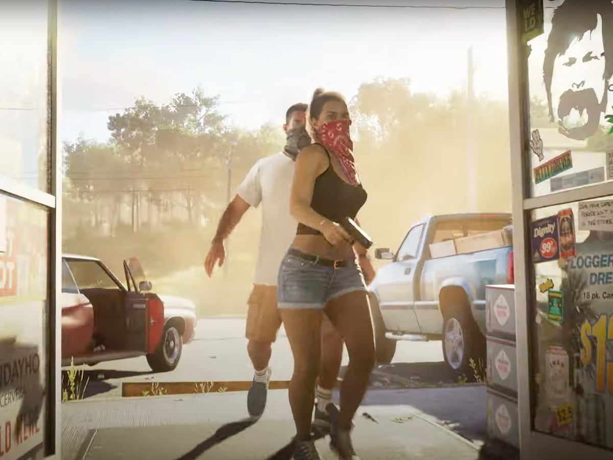 Fast Cars and Flamingos in GTA 6 Trailer