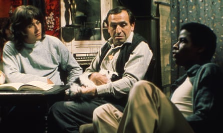‘An intelligent comedy about race relations’ … from left, Richard Beckinsale as Alan, Leonard Rossiter as Rigsby, and Don Warrington as Philip.