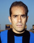Suárez in the colours of Internazionale in 1968.