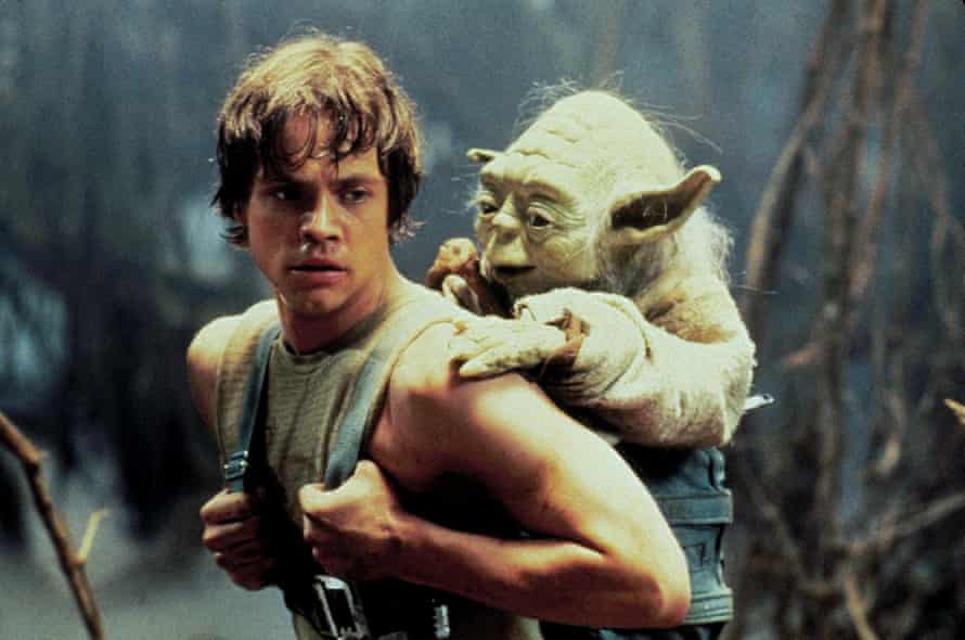 Hamill Yodával a Star Wars - A Birodalom visszavág-ban, 1980