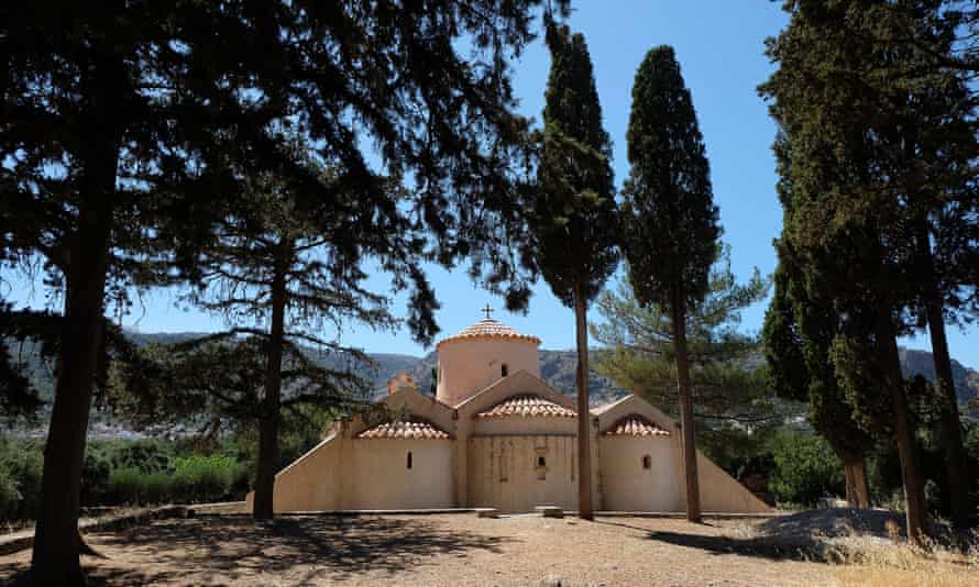 Byzantine Church Panagia Kera in Kritsa Crete Greece