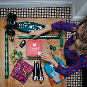Lego gingerbread homes and micro scooters: Mom Pukka’s high Christmas presents for teenagers | The highest presents edit 6 Overhead view of Anna Whitehouse wrapping presents