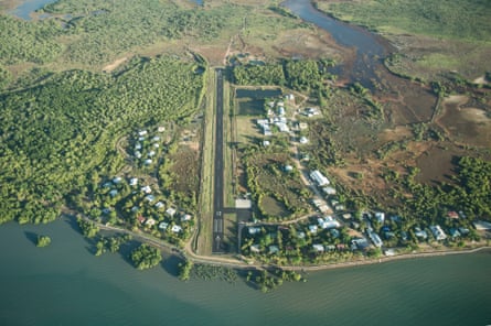 Saibai Island from the air in November 2022.