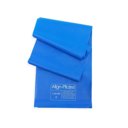 Align pilates 2m Resistance Band in blue.