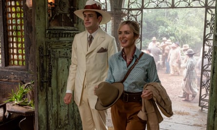 Jack Whitehall and Emily Blunt in Jungle Cruise