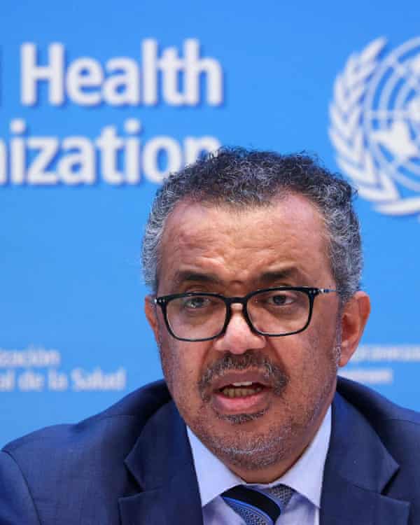 Directeur général de l'OMS, Tedros Adhanom Ghebreyesus