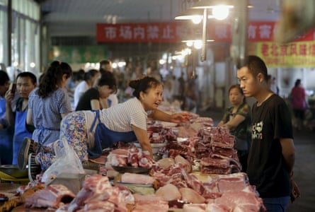 Pork is increasingly popular with China’s growing middle class.