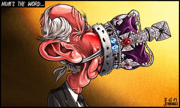 Ben Jennings cartoon of King Charles III