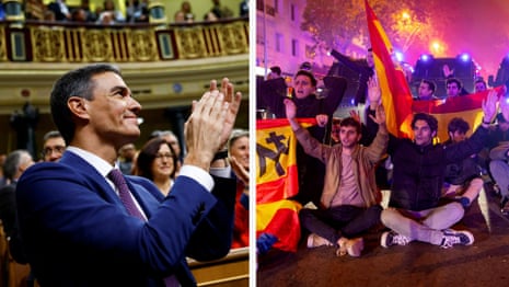 Large protests against Catalan amnesty deal in Madrid after PM sworn in, Politics News