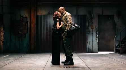 Jo Mousley and Oliver Alvin-Wilson in Macbeth at Hull Truck theatre.