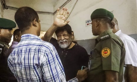 Renowned Bangladeshi photographer Shahidul Alam pictured in a hospital in Dhaka on Wednesday