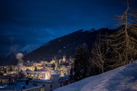 Davos in Switzerland, which hosts the annual World Economic Forum.