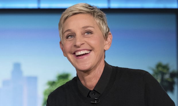Ellen DeGeneres at a taping of her show in Burbank, California.