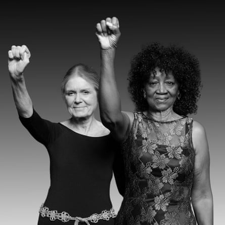 Gloria Steinem and Dorothy Pitman Hughes, photographed by Dan Bagan, 2014