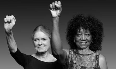 Gloria Steinem and Dorothy Pitman Hughes, photographed by Dan Bagan in 2014.