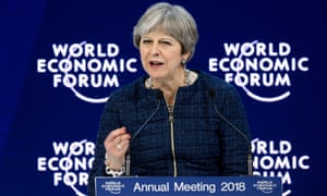 Theresa May at Davos