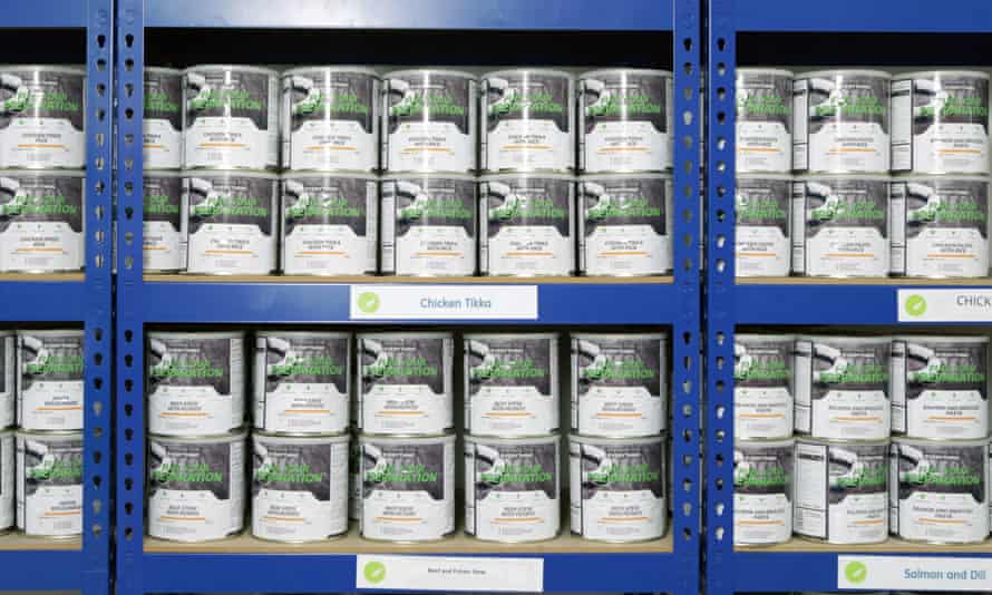 For a rainy day? Emergency Food Storage’s longlife supplies.
