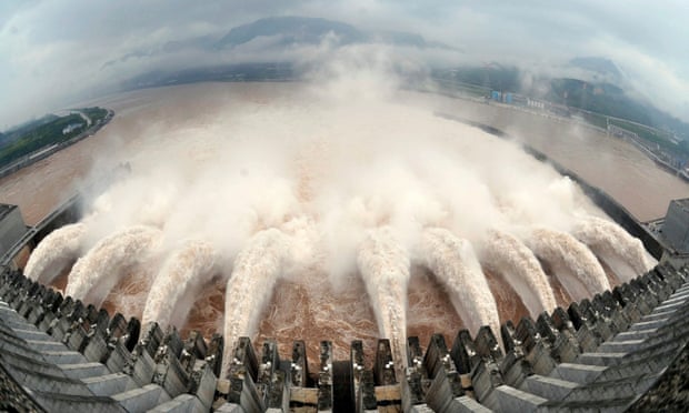 The Three Gorges Dam in Yichang, Hubei, China